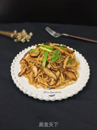香菇炒面的做法步骤：11