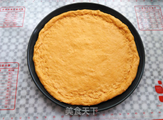黄金干虾什锦披萨的做法步骤：9