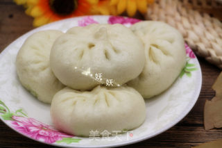 韭菜粉丝包子的做法步骤：17