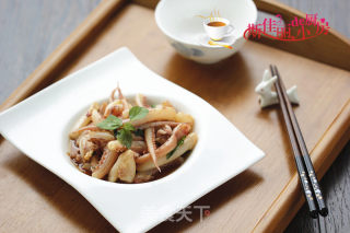 三杯鱿鱼须的做法步骤：9