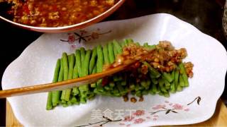 剁椒肉末豇豆的做法步骤：7