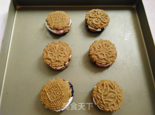 棉花糖淋酱夹心饼干的做法步骤：14