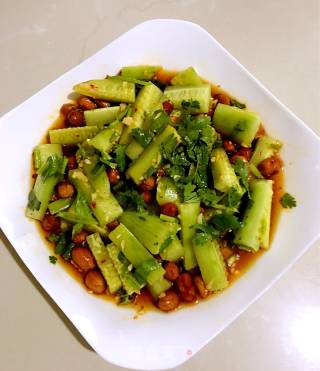 花生米拌黄瓜的做法步骤：15