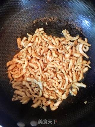 茄汁肉丝面的做法步骤：5