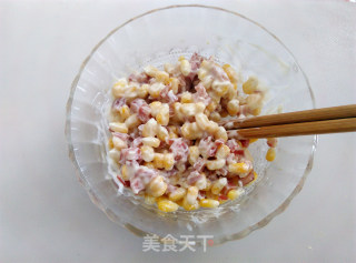 番茄咸肉面包的做法步骤：15