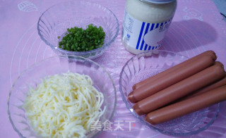 香葱芝士面包的做法步骤：3