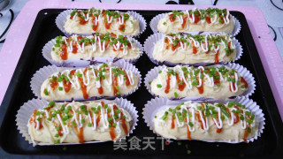 香葱芝士面包的做法步骤：12
