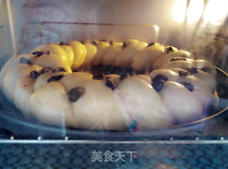 圣诞花环面包的做法步骤：12