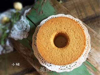 海盐焦糖戚风蛋糕的做法步骤：15