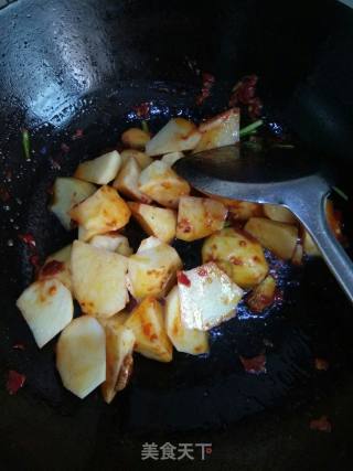 香辣土豆块的做法步骤：4