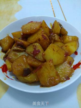 香辣土豆块的做法步骤：8