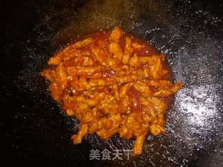 茄汁里脊的做法步骤：10