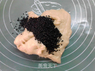 黑芝麻麻糬小土司的做法步骤：5