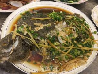 清蒸多宝鱼的做法步骤：9