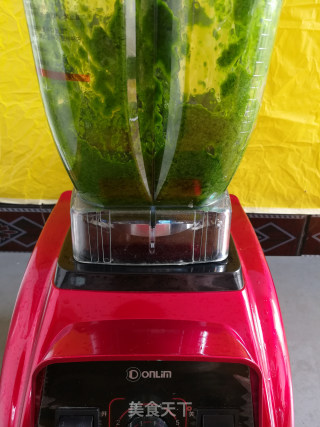 低糖菠菜戚风的做法步骤：2