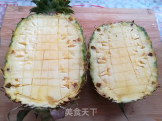 菠萝蛋炒饭的做法步骤：3