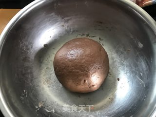 可可麻薯蜜豆包的做法步骤：3