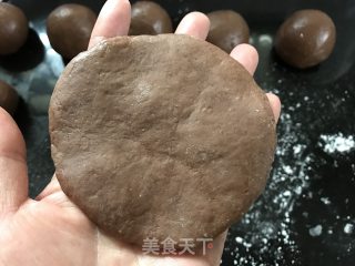 可可麻薯蜜豆包的做法步骤：5
