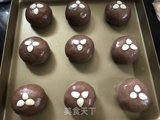 可可麻薯蜜豆包的做法步骤：9
