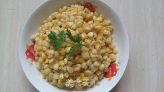 蛋黄炒玉米的做法步骤：6