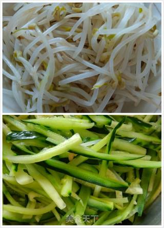 香菇肉酱拌冷面的做法步骤：2