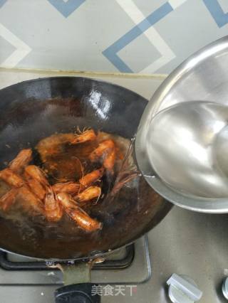 香蒜虾焖饭的做法步骤：4