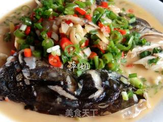 水煮胖鱼头的做法步骤：1