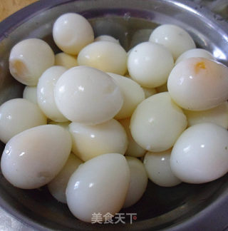 鹌鹑蛋扣肉的做法步骤：6