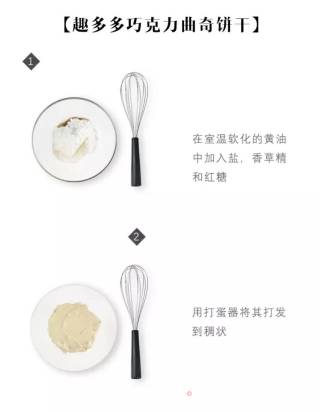 巧克力曲奇饼干的做法步骤：1