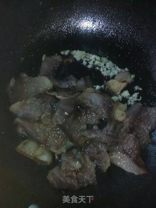 青椒炒腊肉的做法步骤：4