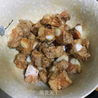 肋排焖饭的做法步骤：3