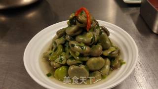 葱油蚕豆的做法步骤：3