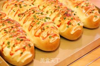 芝士香葱面包的做法步骤：16