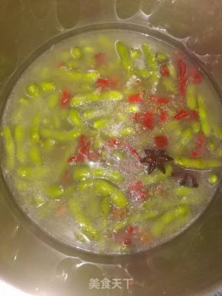 盐水毛豆的做法步骤：6