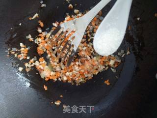 什锦米饭煎饼的做法步骤：7