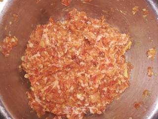 红烧藕肉饼的做法步骤：4