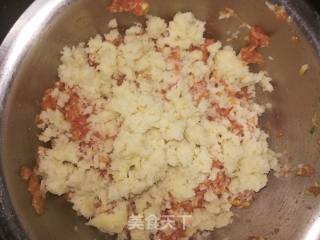 红烧藕肉饼的做法步骤：5