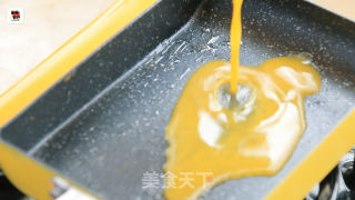 给自己来一份不一样的早餐—芝士厚蛋烧的做法步骤：7