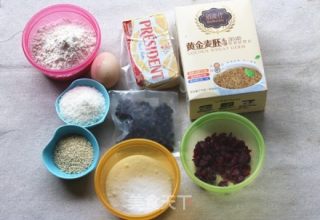 黄金麦胚饼干的做法步骤：1