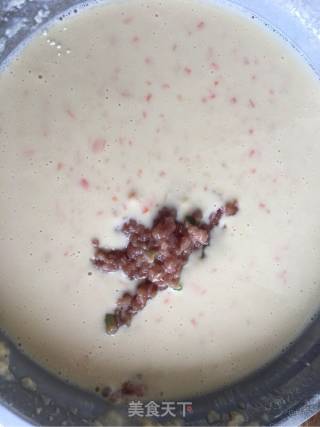 宝贝早餐必备--【彩丁肉末鸡蛋饼】的做法步骤：5