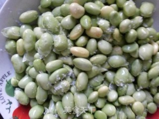 排骨蒸豆米的做法步骤：4