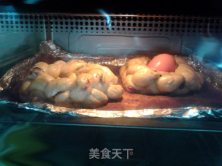 天然酵种希腊复活节面包的做法步骤：16