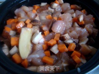 香菇滑鸡饭的做法步骤：10