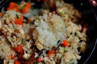香菇滑鸡饭的做法步骤：13