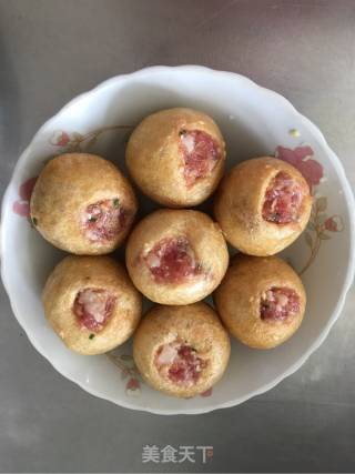 糖醋面筋酿肉的做法步骤：5