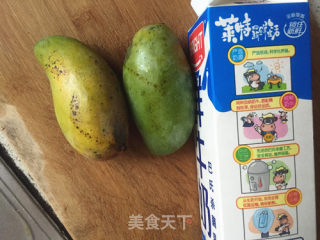 芒果奶昔的做法步骤：1