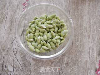 菌子油拌笋干毛豆的做法步骤：5