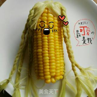 花样辫子玉米的做法步骤：5