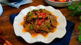 炒猪肝的做法步骤：17