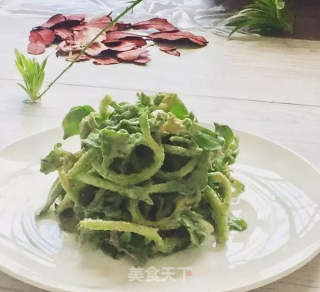 麻酱拌冰草的做法步骤：3